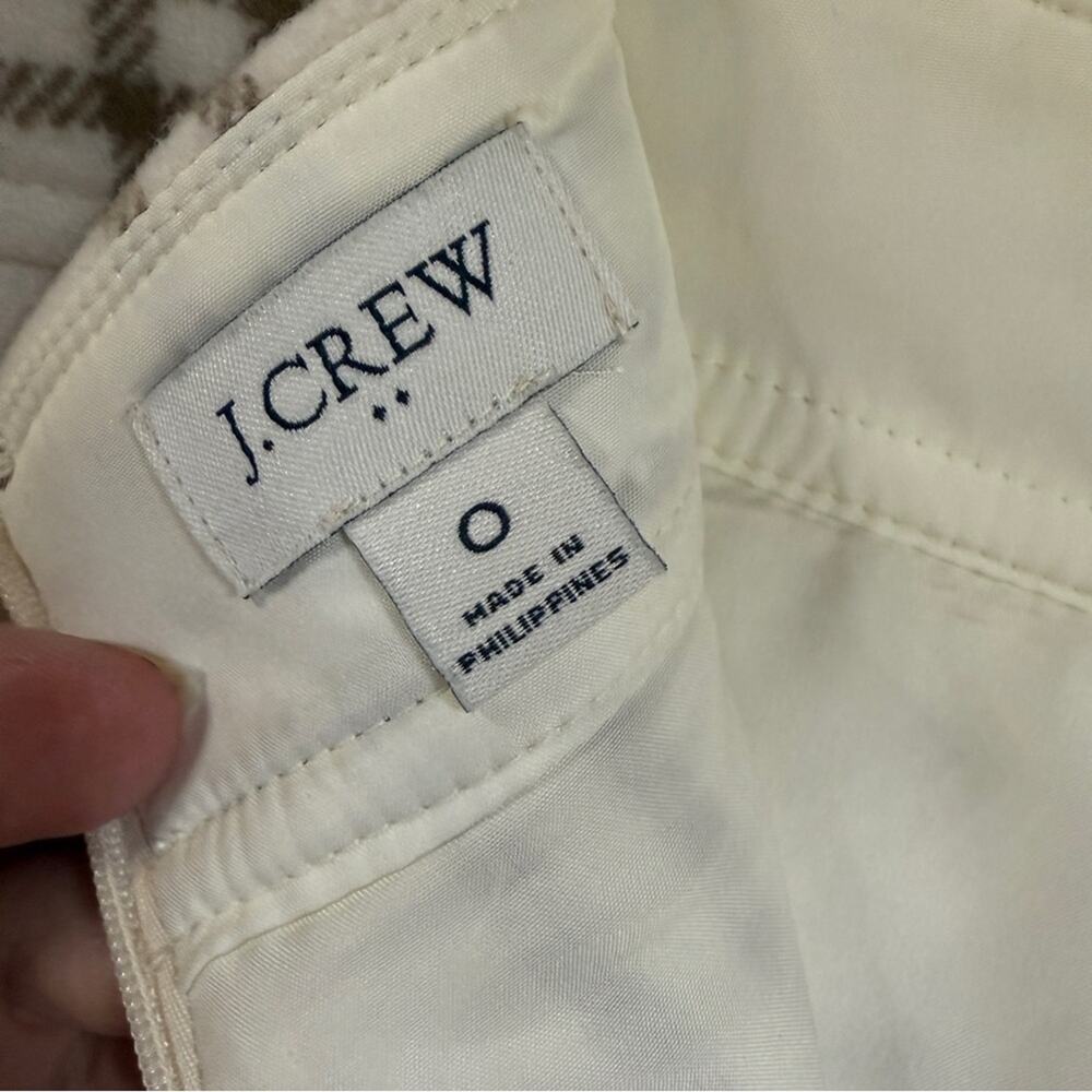 J. Crew Cream and Cream Plaid Mini Skirt - Picture 8 of 12